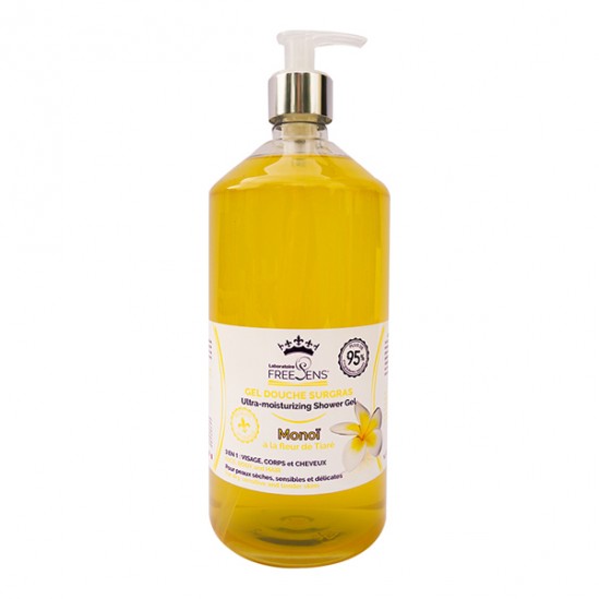 Freesens gel douche surgras monoï 1L