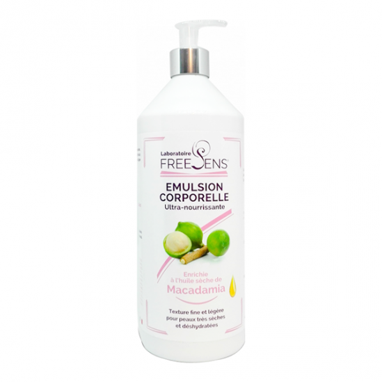 Freesens emulsion corporelle ultra-nourrissante 1L