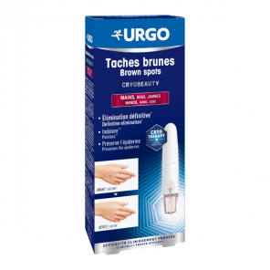 Urgo cryobeauty taches brunes mains bras jambes