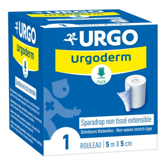 Urgo urgoderm sparadrap non tissé extensible 5m x 5cm