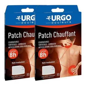 Urgo patch chauffant et décontractant lot de 2