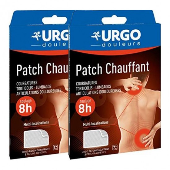Urgo patch chauffant et décontractant lot de 2