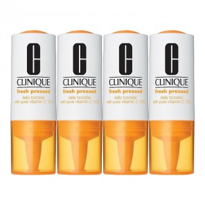 Clinique fresh pressed kit de 4 boosters quotidien vitamine c pure 10%