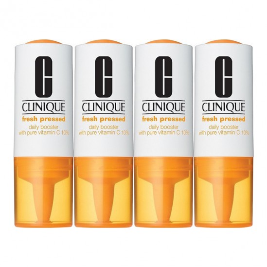 Clinique fresh pressed kit de 4 boosters quotidien vitamine c pure 10%