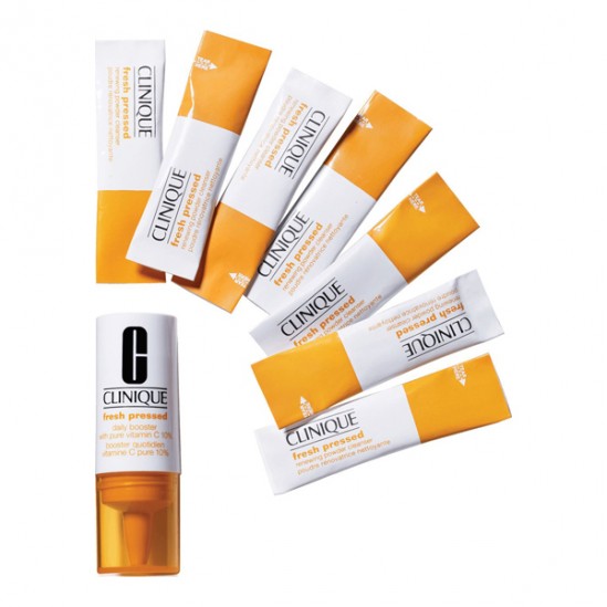 Clinique fresh pressed poudre rénovatrice nettoyante kit de 7 jours
