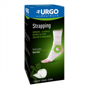Urgo Strapping bande élastique tissée 10cmx2,5m