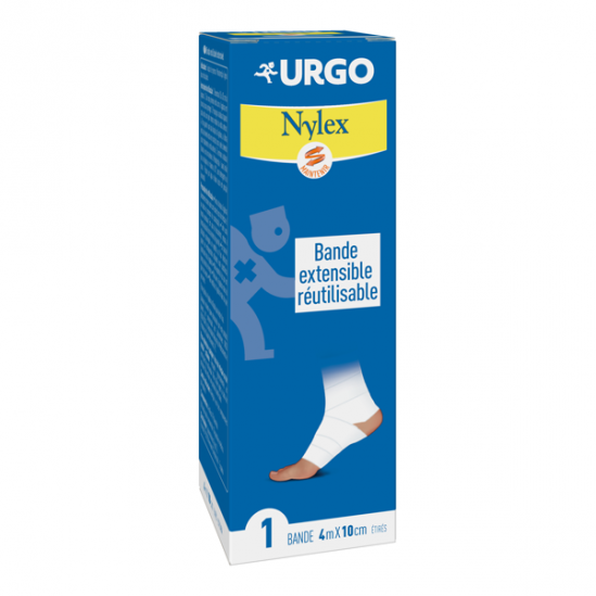 Urgo Nylex Bande extensible tissée stérile 4 m X 10 cm
