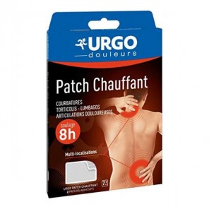 Urgo patch chauffant et décontractant 8H 2 patchs