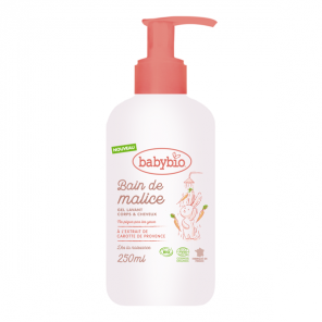Babybio bain de malice gel lavant corps & cheveux 250ml