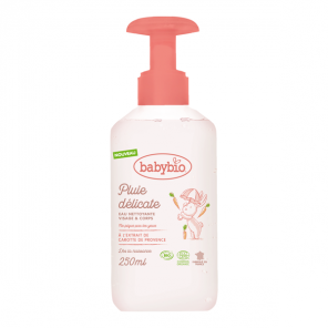 Babybio pluie délicate eau nettoyante visage & corps 250ml