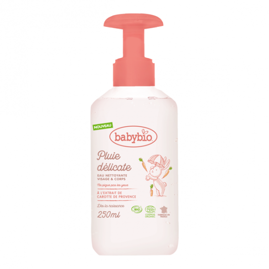 Babybio pluie délicate eau nettoyante visage & corps 250ml