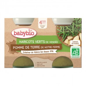 Babybio - Haricots verts pomme de terre 4 mois et +