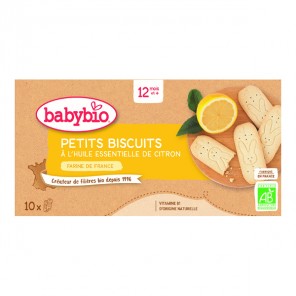 Babybio petits biscuits au citron dès 12 mois 20 biscuits