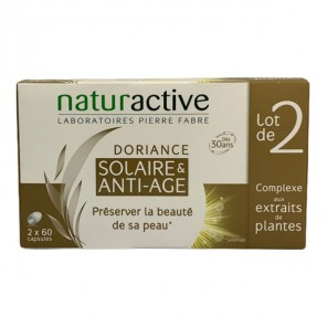 Naturactive doriance solaire anti-âge lot de 2 x 60 capsules