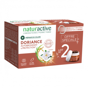 Naturactive doriance autobronzant gardénia lot de 2 x 30 capsules
