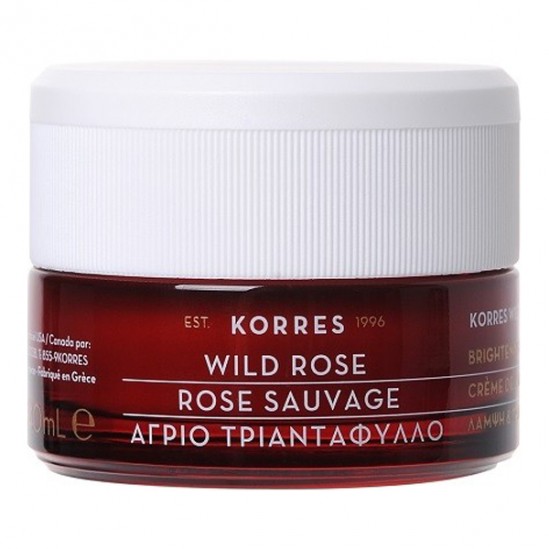 Korres rose sauvage crème jour éclat premières rides 40ml