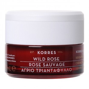 Korres rose sauvage crème de nuit éclat 40ml