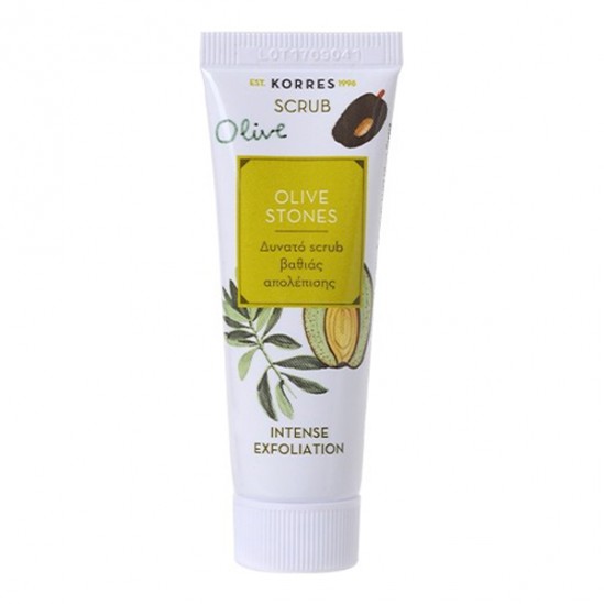 Korres olive stones gommage intense exfoliation 18ml