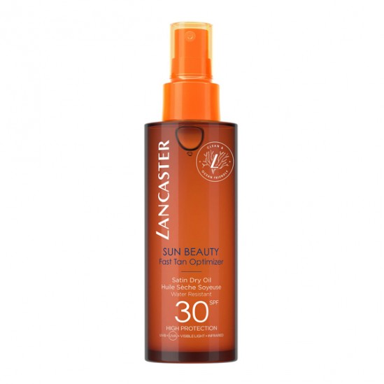 Lancaster sun beauty huile sèche soyeuse spf30 150ml
