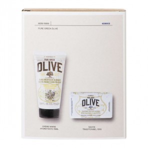 Korres Coffret Noël 2021 Olive Crème mains & Savon