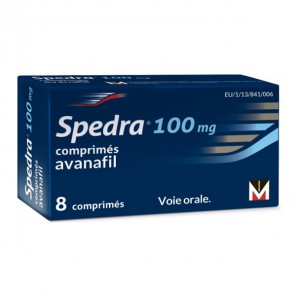 Spedra 100mg boîte de 8 comprimés