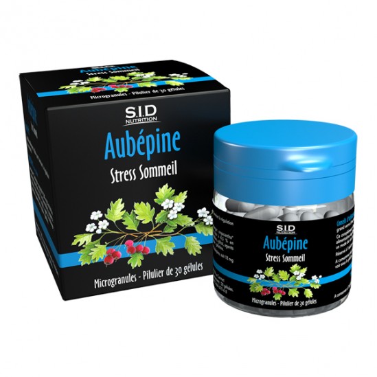 Sidn aubépine stress sommeil 30 gélules