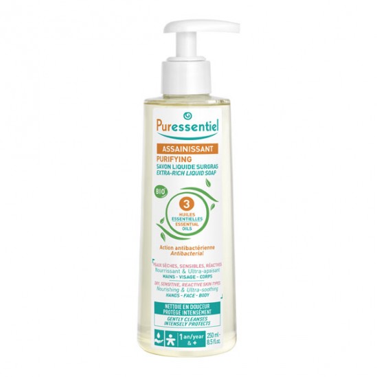 Puressentiel assainissant purifying savon liquide surgras 250ml