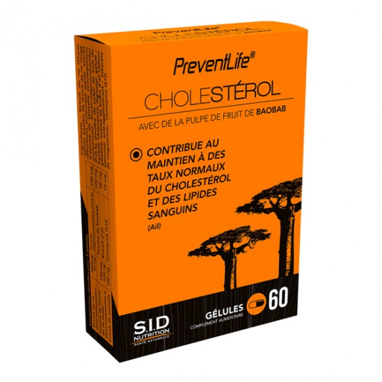 Sidn preventlife cholestérol 60 gélules