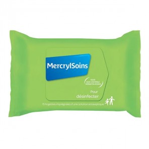 Mercryl lingettes antiseptiques x15