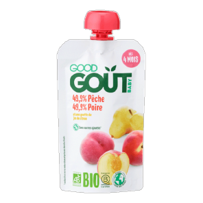 Dodie good gout bébé pêche poire 120g