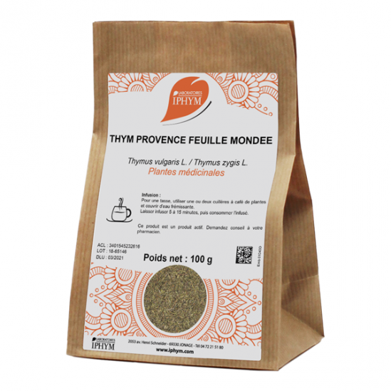 Iphym thym provence feuille mondée 100g