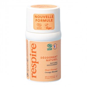 Respire déodorant naturel roll on fleur d'oranger 15ml