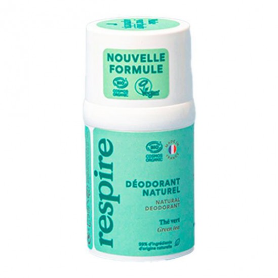 Respire déodorant roll-on naturel thé vert bio 15ml