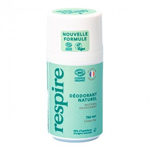 Respire déodorant naturel roll on thé vert 50ml