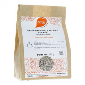 Iphym sauge officinale feuille coupée 100g