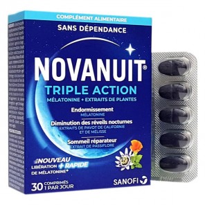 Sanofi novanuit triple action 30 comprimés