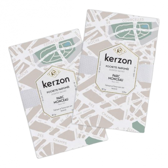 Kerzon pochettes parfumées parc monceau lot de 2x2g