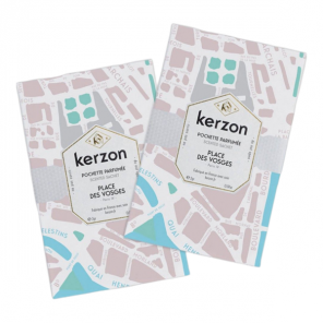 Kerzon pochettes parfumées place des Vosges lot de 2x2g