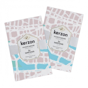 Kerzon pochettes parfumées île Saint-Louis lot de 2x2g