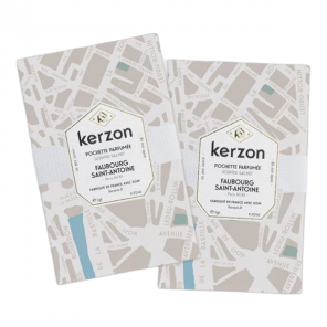 Kerzon pochettes parfumées faubourg Saint-Antoine lot de 2x2g