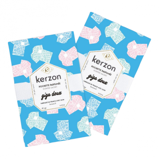 Kerzon pochettes parfumées giga doux lot de 2x2g