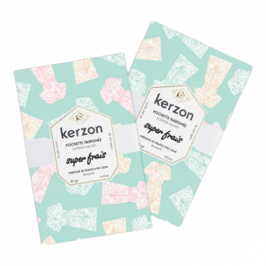 Kerzon pochettes parfumées super frais lot de 2x2g