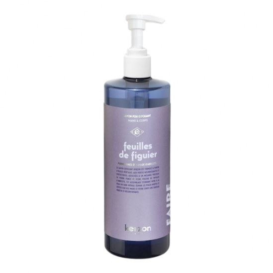 Kerzon savon fou exfoliant feuilles de figuier 500ml