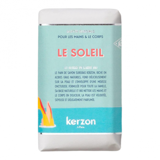Kerzon savon solide surgras Place des Vosges 100g