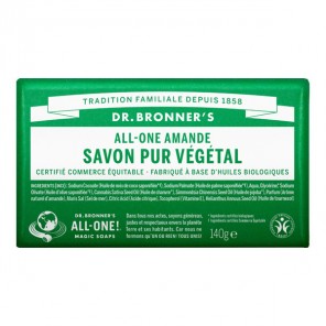 Dr Bronner's pain de savon all-one amande 140g