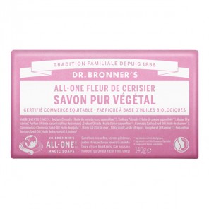 Dr Bronner's pain de savon all-one fleur de cerisier 140g