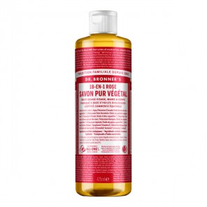 Dr Bronner's savon liquide 18-en-1 rose 475ml