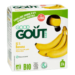 Good goût bébé banane 4x85g
