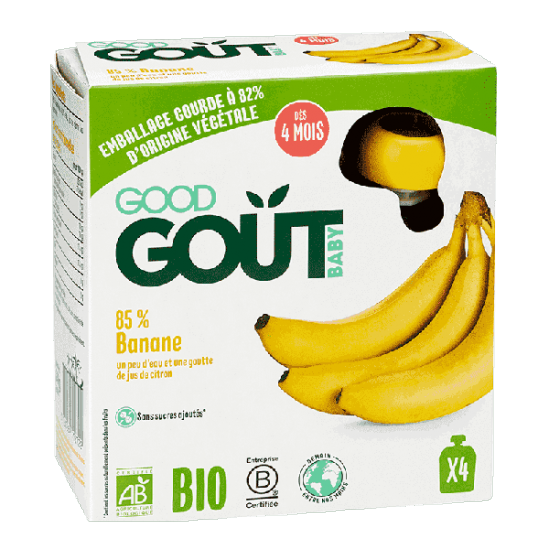 Good goût bébé banane 4x85g