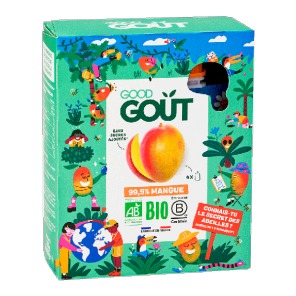 Good goût bébé gourde mangue 4x90g